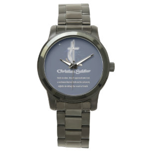 Christelijke soldaat horloge