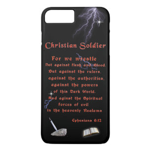Christelijke soldaten iPhone 8 plus / 7 plus hoesje