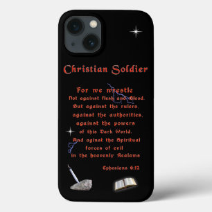 Christelijke soldaten iPhone 13 hoesje