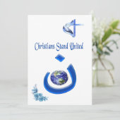 Christelijke Solidariteit Feestdagenkaart (Staand voorkant)