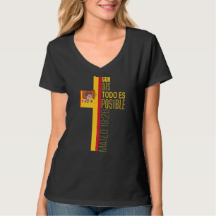 Christelijke Spaans Religieuze Bijbelverzen Spanje T-shirt