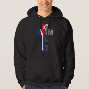 Christelijke Spaanse godsdienstbijbel versomt Cuba Hoodie