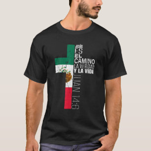 Christelijke Spaanse Jezus Religieuze Bijbel Verse T-shirt