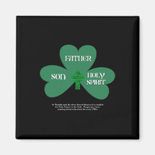 Christelijke St. Patrick's Dag Religieuze Drie-een Magneet