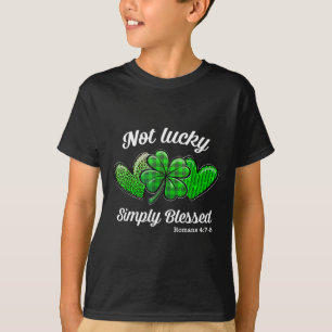 Christelijke St. Patrick's Day Klaver Niet Gelukki T-shirt