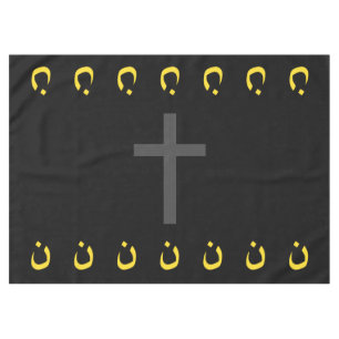 Christelijke Symbool Solidariteit en kruis Tafelkleed