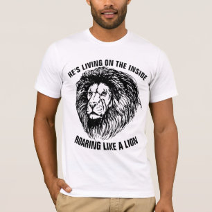 Christelijke T-Hemden, DIE ALS EEN LION T-Shirt KR