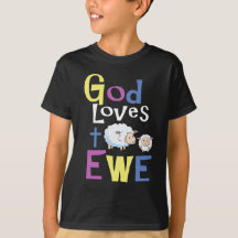 Christelijke T-Shirt-Design voor kinderen - God ho