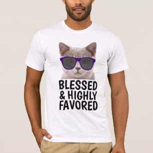 Christelijke T-Shirts, BLESSED EN HOOG GEMOEDIGD T-shirt