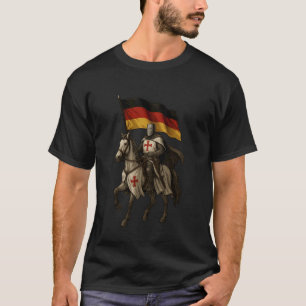 Christelijke Tempeliersridder met Duitse vlag - Ca T-shirt