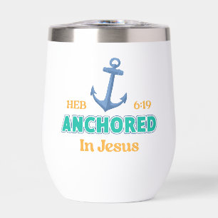 Christelijke Tumbler Verankerd in Christus Vers on