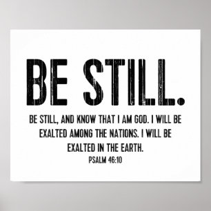 Christelijke typografie bijbelversie poster