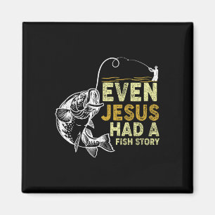 Christelijke vader Viste dat Jezus een vis had Magneet