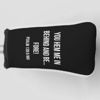 Christelijke Vaderdag Gift Grappige Psalm 139 Golfheadcover