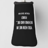 Christelijke Vaderdag Gift Grappige Psalm 139 Golfheadcover (Draai 90)