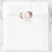 Christelijke Valentijn Harde Sticker Gekleurde flo (Tas)