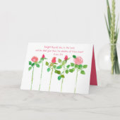 Christelijke Valentijnsdag Bijbelvers Psalmen 37 4 Kaart (Voorkant)