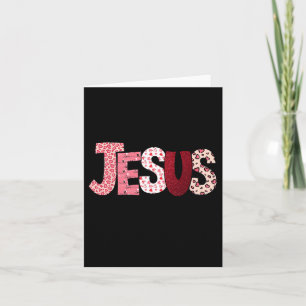 Christelijke Valentijnsdag Jezus Religieuze Valent Kaart
