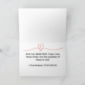 Christelijke Valentijnsdag Kaart (Binnen)