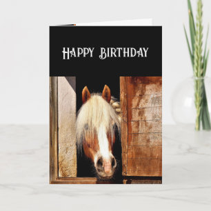 Christelijke Verjaardag Western Paard Gods zegen Feestdagen Kaart