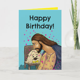 Christelijke verjaardagskaart (Smee the Pekingese) Kaart