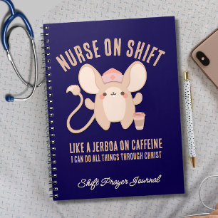 Christelijke VERPLEEGSTER OP SHIFT Jerboa Coffee N Notitieboek