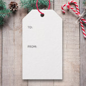 Christelijke Verzen Vrede op Aarde Hand getrokken  Cadeaulabel