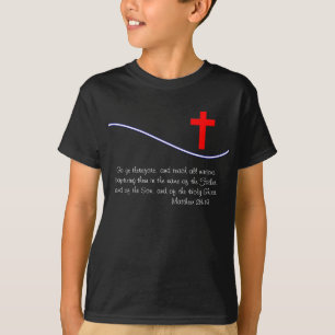 Christelijke vlag geïnspireerd t-shirt