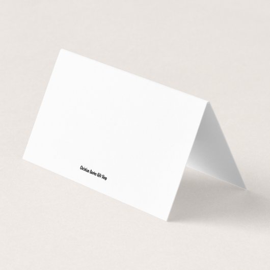 Christelijke vlaggenpleister visitekaartjes (Achterkant)