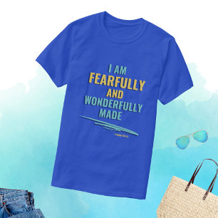 Christelijke vreeswekkend gemaakt Psalm 139 T-shirt