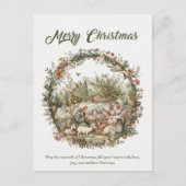  Christelijke vrolijke kerst Kaart (Voorkant)