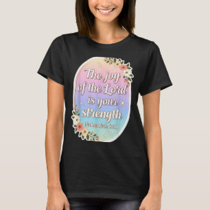 Christelijke vrouw Bijbelvers De vreugde van de He T-shirt