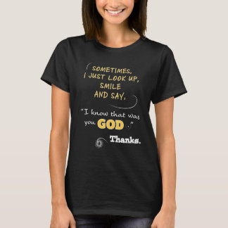 Christelijke Vrouwelijke T-shirts Dank U God T-shi