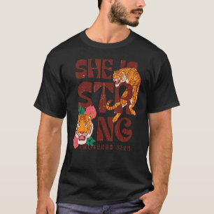 Christelijke vrouwen, ze is sterke spreekwoords mo t-shirt