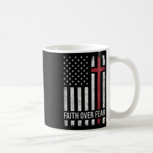 Christelijke VS Vlag Amerikaanse Christus geloof b Koffiemok