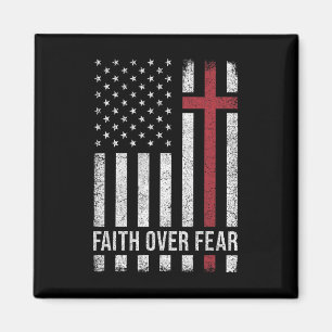 Christelijke VS VS Vlag Amerikaanse Christus geloo Magneet