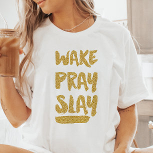 Christelijke Wakker Bidden Verslaan T-shirt