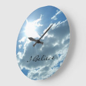 Christelijke wandklok grote klok (Hoek)