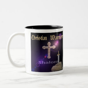 Christelijke Warrior-mok Tweekleurige Koffiemok