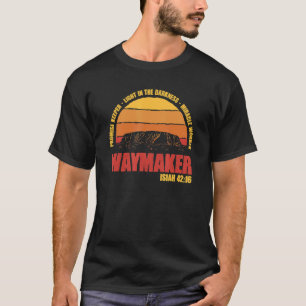Christelijke Waymaker Isaiah 4216 Inspirerend Bijb T-shirt