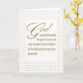 Christelijke Wenskaarten Kaart (Gele Bloem)