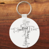 Christelijke woorden sleutelhanger (Voorkant)