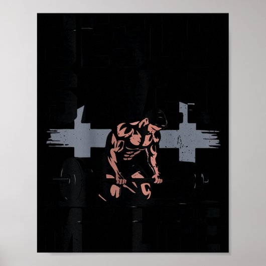 Christelijke Workout Jezus Christus Heeft Mijn Lev Poster (Voorkant)