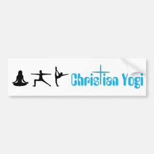 Christelijke Yogi Yoga Bumpersticker
