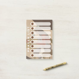 Christelijke zwarte vrouw gebedslijst post-it® notes