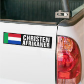 Christen Afrikaner Bumpersticker (Op Truck)
