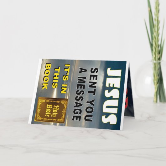 CHRISTEN FEESTDAGEN KAART (Voorkant)