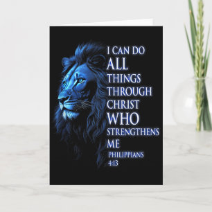 Christen ik kan alle dingen doen door Christus Lee Kaart
