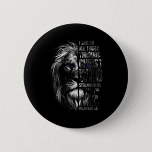 Christen Ik Kan Alle Dingen Doen Door Christus Lee Ronde Button 5,7 Cm