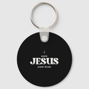 Christen Kennis Jezus Kennis Vrede Religie God Bij Sleutelhanger